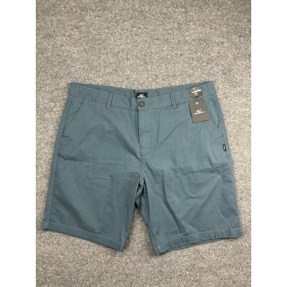 O'Neill Shorts Mens 42 Blue Chino Stretch Standard Fit Casual Walkshorts Golf - Picture 1 of 7
